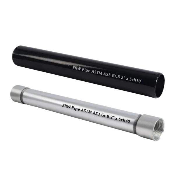 ASTM A53 ERW ঢালাই ইস্পাত পাইপ